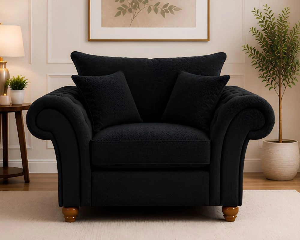 Ashwin Royal Comfort Sofa Modern Luxury Sofa - 2 Seater Sofa - Image 1
