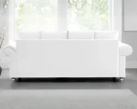 White 3 Seater Sofa - Ashwin Stylish 3 Seater Sofa - Image 4