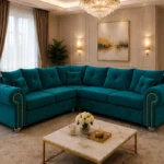 Ashwin Modern Corner 5 Seater Sofa – Spacious Family Sofa