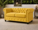 Living Room 2Seater Sofa - Chesterfield Premium 2 Seater Sofa - Image 4