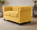 Living Room 2Seater Sofa - Chesterfield Premium 2 Seater Sofa - Image 2