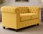 Living Room 2Seater Sofa - Chesterfield Premium 2 Seater Sofa - Image 3