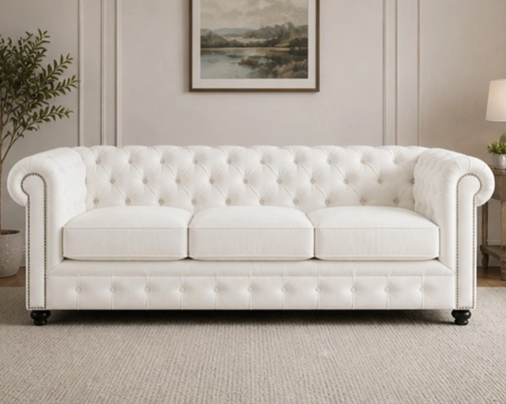 Chesterfield sofa 3 seater Chesterfield High Back 3 Seater Sofa - Premium Sofa - Image 1