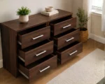 Two sides Table - 2 Bedside Tables with 3 Drawers – Premium Wooden Storage Tables