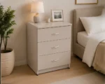 Two Bedsides Table – Modern Bedroom Storage Cabinet - Image 2