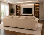 Harrison Premium Family Sofa – Large Corner L Shape Sofa - 5 Seater Sofa - Image 4