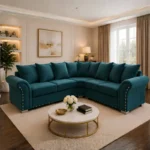 Harrison Modern Corner Sofa - Elegant 5 Seater Sofa – Stylish 5 Seater Large Sofa -