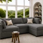 Large U Shape Sofa – Stylish Family Seating