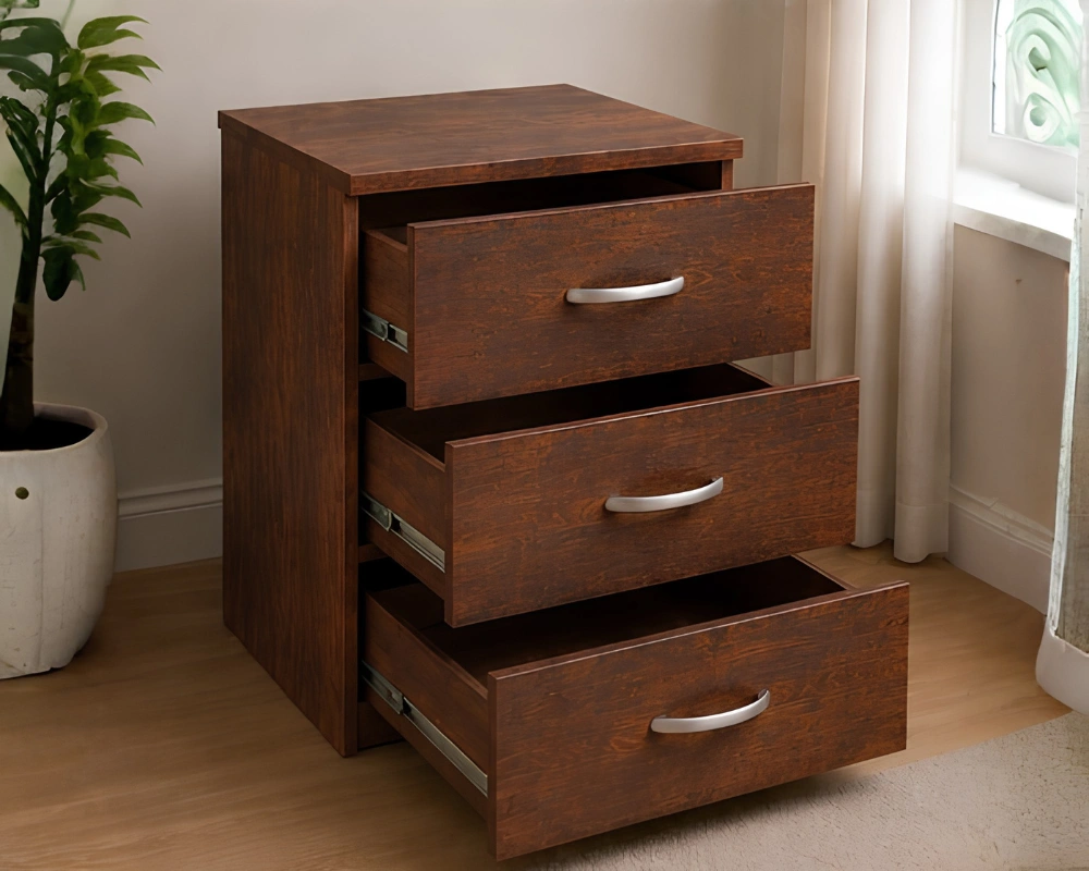 Luxury Nightstand Chest Modern Bedroom Storage Two sides Table - 2 Bedside Tables - Image 1