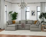 Spacious 6 Seater U Shape Sofa – Comfortable Lounge - Image 3