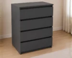 Premium Wooden Bedroom Cabinet - Chest of 4 Drawers - Image 4
