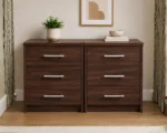 Two sides Table - 2 Bedside Tables with 3 Drawers – Premium Wooden Storage Tables - Image 2