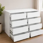 Chest of 4+4 Drawers – Premium Wooden Storage Unit - Chest of Four Drawers