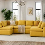 Spacious U Shape Sofa – Perfect for Family Rooms