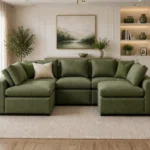 U Shape 6 Seater Sofa – Contemporary Design for Large Spaces