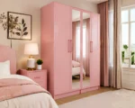 Luxury 4 Door Wardrobe with 2 Full Length Mirrors - 4 Door Wardrobe - Image 3