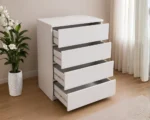 Luxury Wooden Drawer Cabinet - Chest of 4 Drawers - Elegant furniture