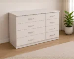Chest of 4+4 Drawers - Luxury Wooden Drawer - Stylish Wooden Drawer