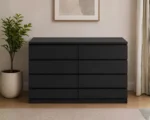 4+4  Chest of Drawers – Elegant Contemporary Drawers - Stylish Bedroom Furniture Set - Image 2
