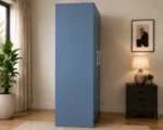 Blue 3 Door Wardrobe with 2 Drawers - Modern Bedroom Storage Cabinet - Image 5