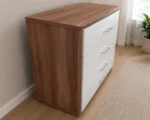 Luxury Spacious Wooden Drawer Cabinet - Chest of Four Drawers - Image 3
