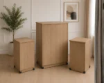 Chest of 5 Drawers with 2 Bedside Tables – Spacious Bedroom Set - Chest of 5 Drawers - Image 4