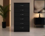 Chest of Six Drawers - Elegant 6 Storage Chest - Spacious Bedroom Chest - Image 3