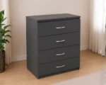 Chest of 4 Drawers - Luxury Storage Chest of 4 Drawers - Stylish Wooden Furniture - Image 3