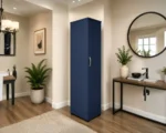 Classic One Door Wardrobe with Two Drawers - Image 3
