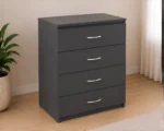 Chest of 4 Drawers - Luxury Storage Chest of 4 Drawers - Stylish Wooden Furniture - Image 4