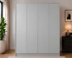 Modern Bedroom Wardrobe with 4 Drawers - Wardrobe with Drawers for Bedroom - Image 4