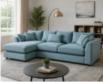 Modern Dylan 4 Seater Corner Sofa – Spacious Family Seating - Image 5