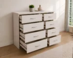 Chest of 4+4 Drawers - Luxury Wooden Drawer - Stylish Wooden Drawer - Image 4