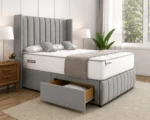 Double Divan Bed with Storage Drawers - Double Bed - Image 4