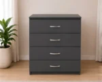 Chest of 4 Drawers - Luxury Storage Chest of 4 Drawers - Stylish Wooden Furniture
