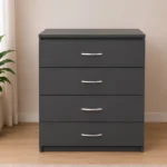 Chest of 4 Drawers - Luxury Storage Chest of 4 Drawers - Stylish Wooden Furniture