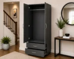 Two Door Wardrobe with Two Drawers - Image 2