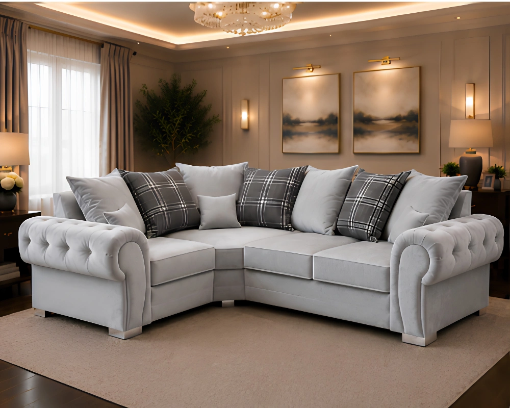 Verona Deluxe Living Room 4 Seater Sofa Verona 5 Seater Corner Sofa – Stylish Living Room Furniture - Image 1