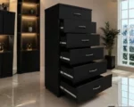 Chest of Six Drawers - Elegant 6 Storage Chest - Spacious Bedroom Chest