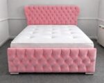 Premium Super King Bed - Oxford Wingback Super King Bed