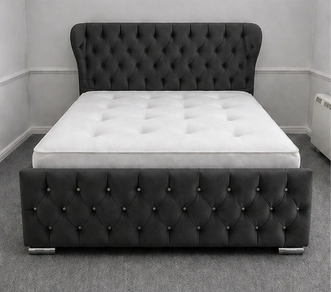 WhatsApp Image 2026-04-30 at 11.40.43 PM Oxford Wingback Elegant King Bed Frame - Image 1