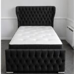 Oxford Wingback Premium Upholstered Single Bed