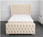 Oxford Wingback Plush Single Bed