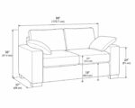 New Dylan Sofa Dylan - 2 Seater Sofa - Image 6