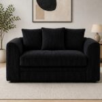2 Seater Sofa - Dylan Sofa - Black Dylan Sofa - Image 4