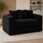 2 Seater Sofa - Dylan Sofa - Black Dylan Sofa - Image 2