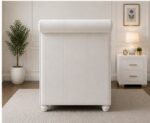 Sleigh Single Bed with Headboard & Footboard - Image 3