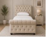 Sleigh Single Bed Frame – Classic Bedroom Design