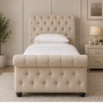 Sleigh Single Bed Frame – Classic Bedroom Design