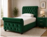 Sleigh Single Bed – Timeless Bedroom Furniture - Image 5